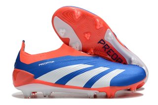 Adidas Predator Accuracy+ FG spetslös Fotbollsskor Blå Orange