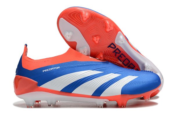 Adidas Predator Accuracy+ FG spetslös Fotbollsskor Blå Orange