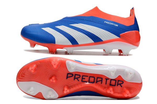 Adidas Predator Accuracy+ FG spetslös Fotbollsskor Blå Orange